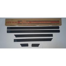 Üçel Renault 12 Toros Ta Tx Dış Kapı Çerçeve Yapışkan Çıtası Takım Siyah