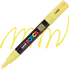 Uniball Posca 0.7 Su Bazlı Boyama Markörü Güneş Sarısı - (Uni-Pc-1m ) (N)