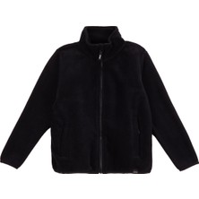Jeep Siyah Erkek Çocuk Dik Yaka Relaxed Polar Sweatshırt J5WB-SWT7702