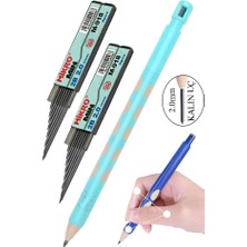 Artlantis Kalın Uçlu Versatil Kalem 2.0 mm Açık Mavi 1 Adet ve 2.0 mm Kalın Uç Siyah 2 Adet Kalın Uçlu Mekanik Kalem