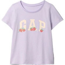 Gap V-Logo Tee Kız Çocuk K.kol Tshırt