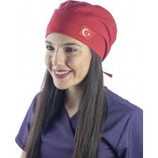 Bone Bayrak Işlemeli - 115 Kırmızı