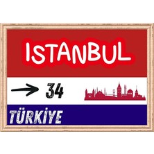 Özcan Tasarım Istanbul Tablo - Retro Tablo