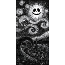 Aydın Garage Karga Kapı Direk Kaplama Folyosu Baskılı Sticker Sağ-Sol 2 Adet 22*50 cm