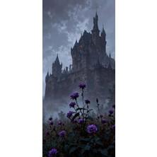 Aydın Garage Kurt Kapı Direk Kaplama Folyosu Baskılı Sticker Sağ-Sol 2 Adet 22*50 cm