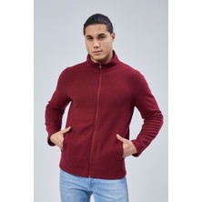 Moon Cover Mooncover Unisex Italyan Polar Fermuarlı Cepli Sweatshirt