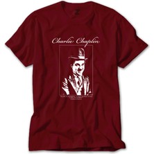 Charlie Chaplin Quotes Kırmızı Tişört Liyada