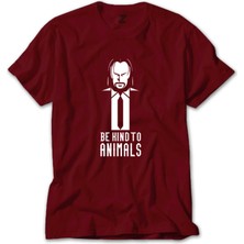 John Wick Be Kind Animals Kırmızı Tişört Liyada