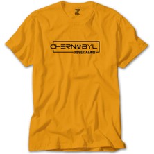 Chernobyl Never Again Sarı Tişört Liyada