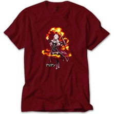 Gaikotsu Kishi Sama Ariane Glenys Maple Kırmızı Tişört Liyada