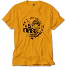 Istanbul Galata Tower Sarı Tişört Liyada