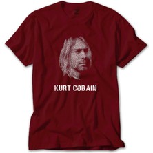 Kurt Cobain Lyrcis Kırmızı Tişört Liyada