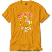 Alice Cooper Mad House Sarı Tişört Liyada