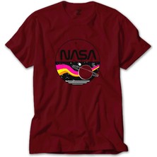 Nasa Retro Kırmızı Tişört Liyada