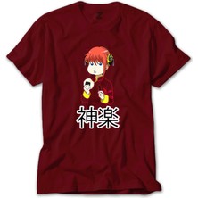Gintama Kagura Kırmızı Tişört Liyada