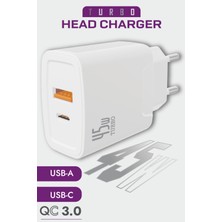 Soffany SY-214 45W Usb-A ve Usb-C Şarj Adaptörü