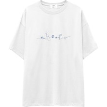 The Lucid Lab Dolce Peccato Oversize Tişört - Beyaz