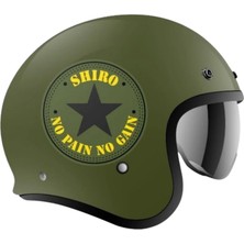 Shiro Jc. Dallas Retrpain Açık Kask