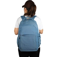 Bagacar 1092 Su Geçirmez Ithal Krinkıl Kumaş Laptop Bölmeli Okul ve Günlük Sırt Çantası