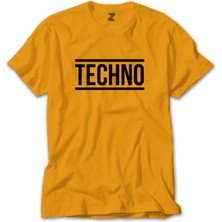 Techno Sarı Tişört Liyada