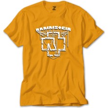 Rammstein Chain Logo Sarı Tişört Liyada