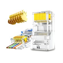 Mn6 MN116F Cat6 Jack/300 Adet-Ez Yeni Nesil RJ45 Konnektör-8p/8c Açık Uçlu SOKET/RJ45 Jack