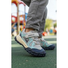 Ayk's Gri Cırtlı Hafif Çocuk Spor Ayakkabı Marcokids 22678 P