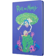 Mabbels Sert Kapak Butik Defter Rick And Morty Mor 80 Yp 15X21 DFT-388081
