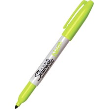 Sharpie Markör Permanent Neon Fosforlu Yeşil 1881134 1 Adet Ölçülerle Kullanıma Hazır