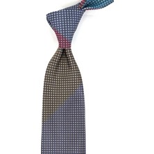 Kravatkolik Nokta Desen Çok Renkli Patchwork Kravat KK13281