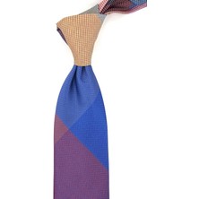 Kravatkolik Nokta Desen Çok Renkli Patchwork Kravat KK13251