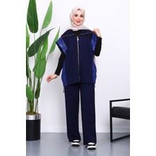 İmaj Butik Lacivert Yelek Pantolonlu Takım