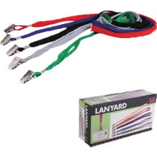 3A Kart Askı Ipi Metal Klipsli Siyah 854