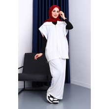İmaj Butik Ekru Yelek Pantolonlu Takım