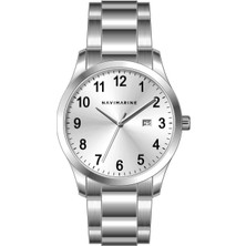 Navimarine Gümüş Çelik Erkek Kol Saati LNM192-01