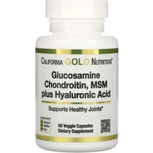 California Gold Nutrition, Glucosamine(Glukozamin) Chondroitin, Msm Plus  60 Veggie Caps