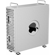 McStorey Mac Mini M4-M4 Pro Için Alüminyum Dikey Stand Koruyucu Kılıf Kompakt Masaüstü Çözümü
