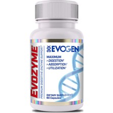 Evogen Evozyme Digestive Enzymes Enzymes Digestion Absorption Nutrient Utilization Support 60 Caps