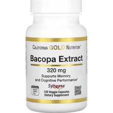 California Gold Nutrition Bacopa Memory Cognitive Extract 320 Mg, 120 Veggie Caps