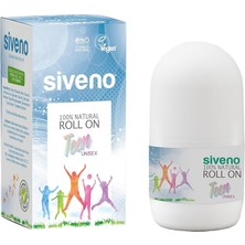 %100 Doğal Roll On Unısex Deodorant Ter Kokusu Önleyici Bitkisel Lekesiz Vegan 50 ml