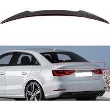 Audi A3 2013-2020 Plastik Parlak Siyah M4 Spoiler