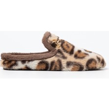 Kadın Terlik/ Panduf ( Ev ) ANAI146-MK Macarena Leopardo Camel