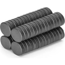 500 Adet Küçük Ferrit Kömür Siyah Mıknatıs Nikah Şekeri Mıknatısı Magnet 10X3 mm
