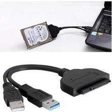 USB 3.0 2.5' Inç Sata SSD HDD Hard Disk Çevirici Dönüştürücü Adaptör Kablosu