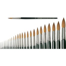 Fırçası 8 Numara Guaj Boya Fırça 1 Adet