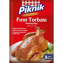 Gıda Ambalaj Yanmaz Fırın Torbası Zarf 8 Adet 1397