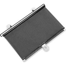 Otomatik Mekanızmalı 58X125CM Araç Ön Cam Güneşlik Araç Karavan Ofis Güneşlik Perdesi Geri Çekilebilir Oto Ön Cam Güneşlik Branda