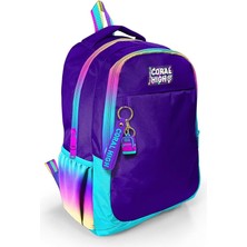 High Rainbow Fermuarlı Mor Ilkokul Ortaokul ve Günlük Sırt Çantası - Kız Çocuk