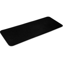 Düz Siyah Oyuncu Mouse Pad 80 x 40 cm Kaymaz Gaming Mouse Pad