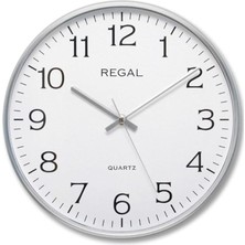 0250 Sw Ince Silver Gümüş Çerçeve Slim Sessiz Akar Ev Ofis Tipi Klasik Duvar Saati 30 cm